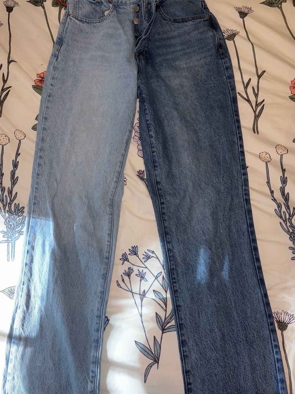 PacSun Two-Tone Dad Jean